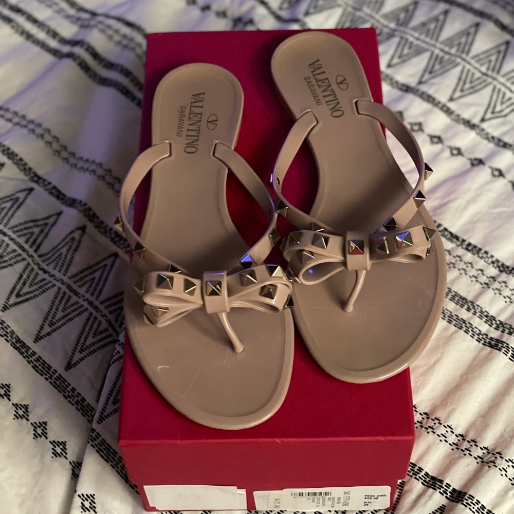 Valentino Studded Slides